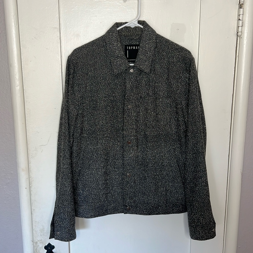 Topman Light Cotten Jacket Gray